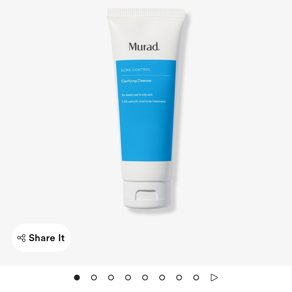 Murad Acne Control Cleanser in Blue and White